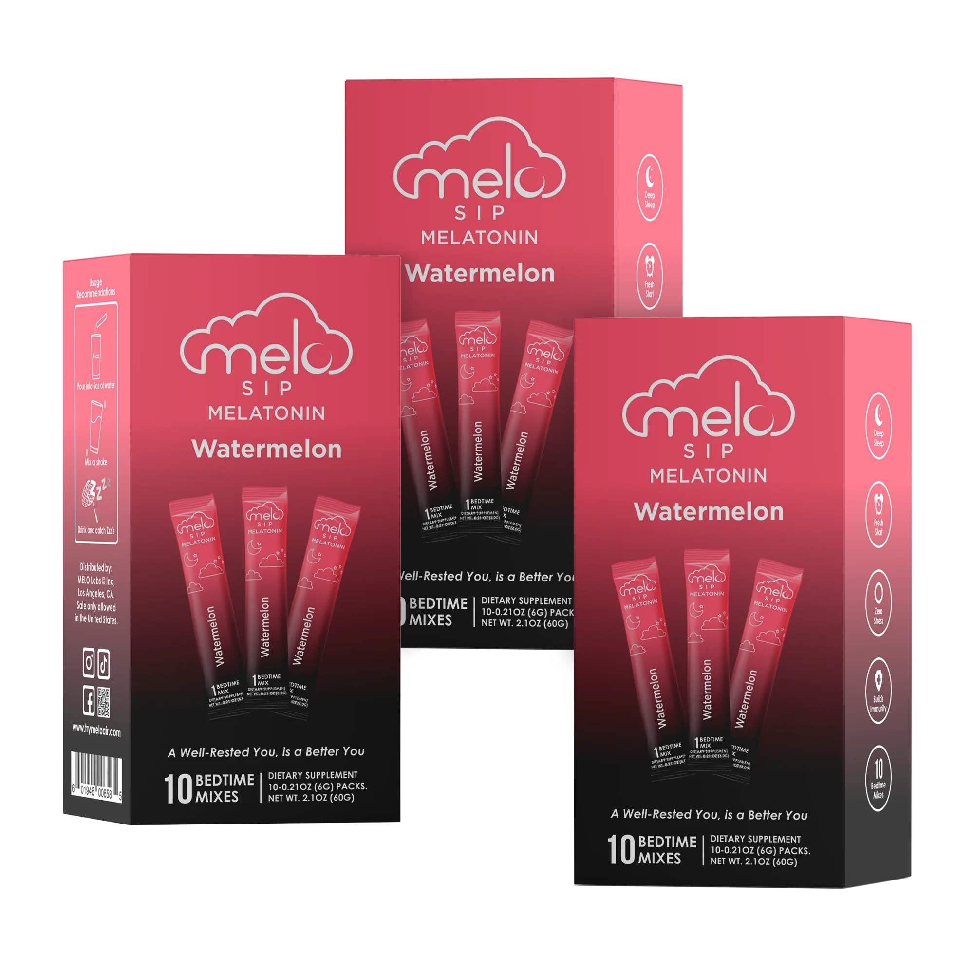 MELO Sip - Watermelon (10 Pack) - Image 4